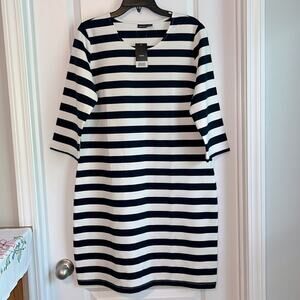 Esmara Navy and White Striped Dress, NWT
